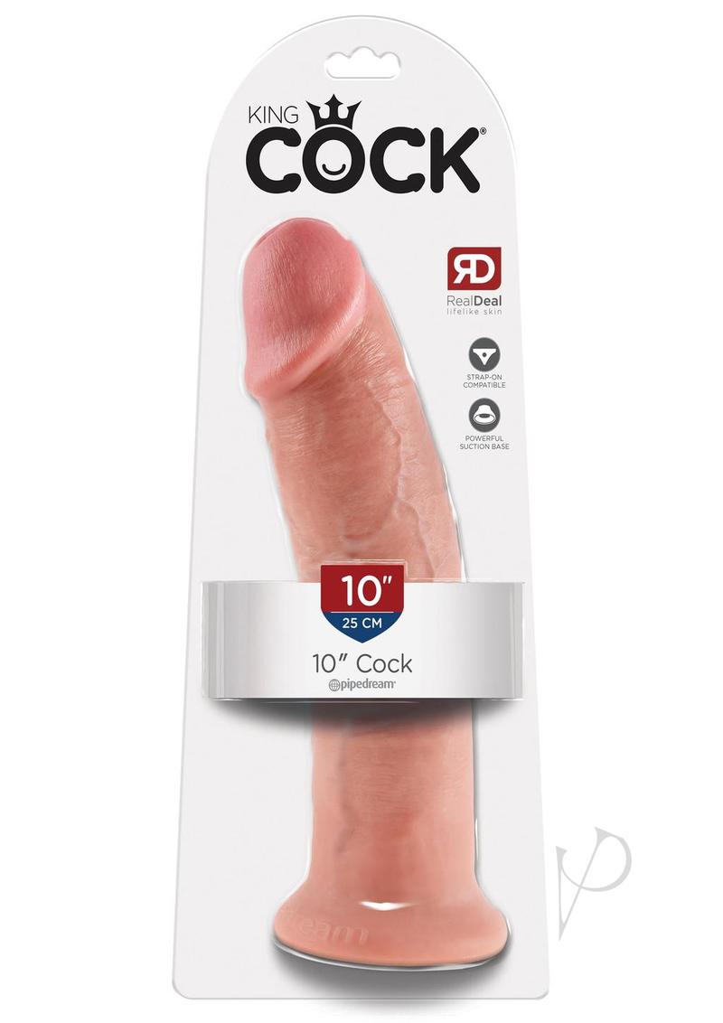 King Cock Dildo 10in - Vanilla