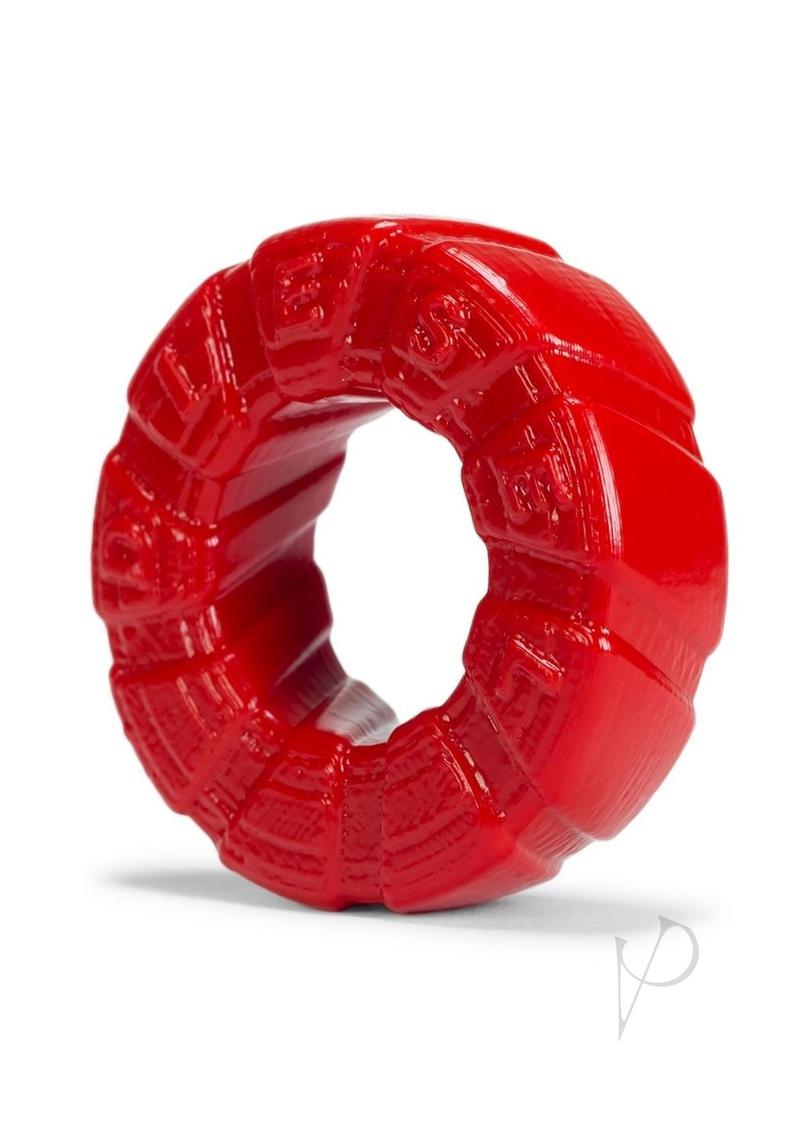 Oxballs Diesel Silicone Cock Ring - Red