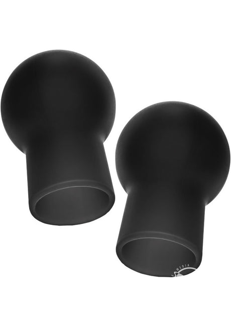 Nipple Play Advanced Silicone Nipple Suckers - Black