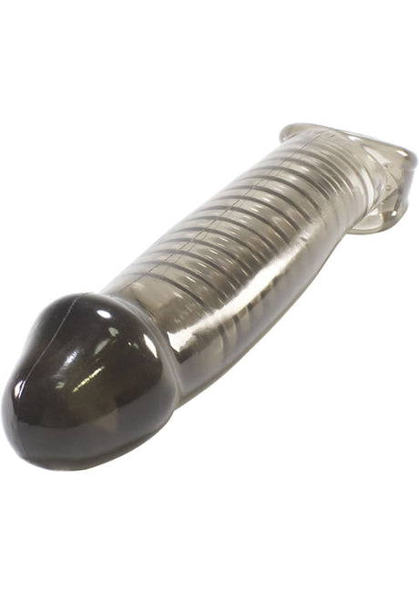 Oxballs Muscle Textured Cock Sheath Penis Extender- Smoke