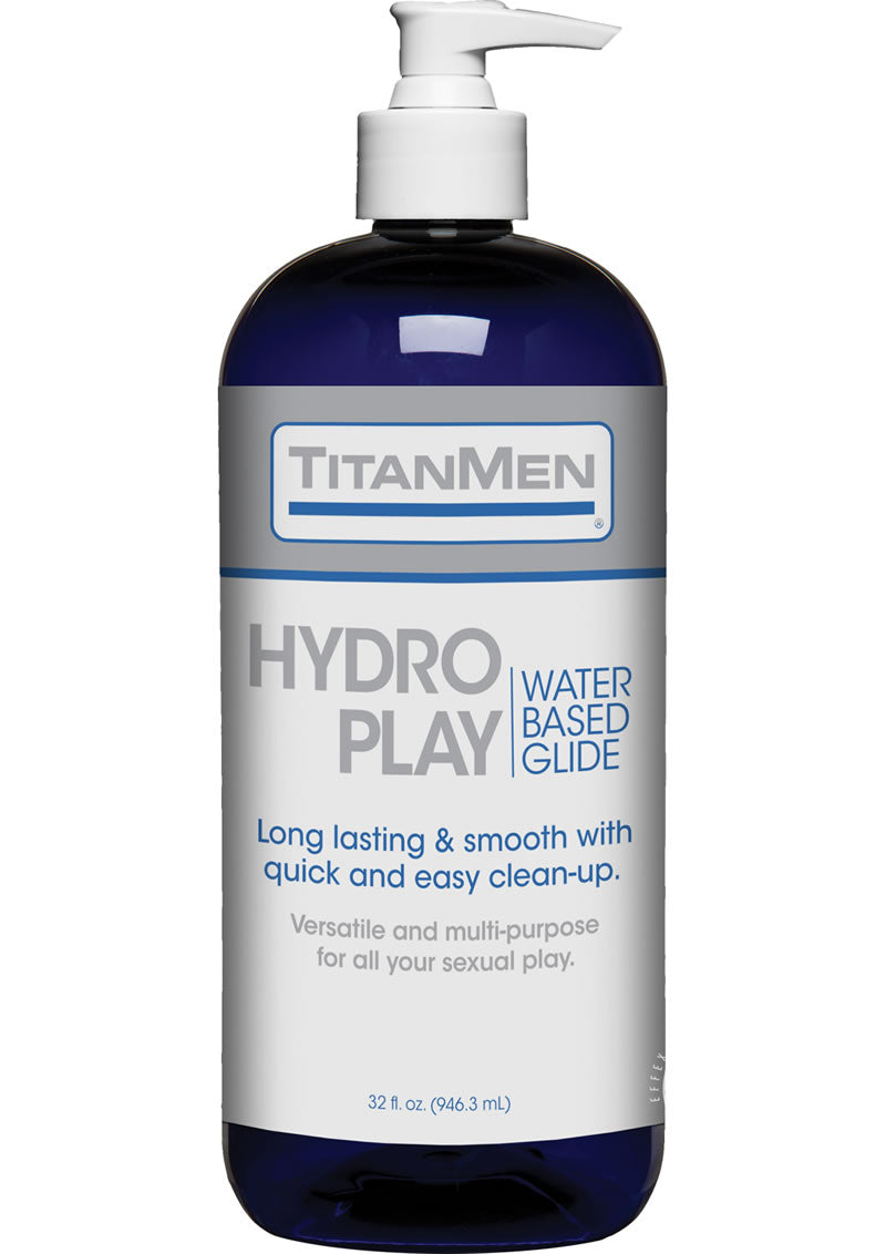 TitanMen Hydro Play Water Based Glide Lubricant 32oz