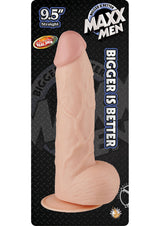 Maxx Men Straight Dildo 9.5in - Vanilla