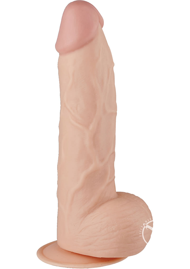 Maxx Men Straight Dildo 9.5in - Vanilla