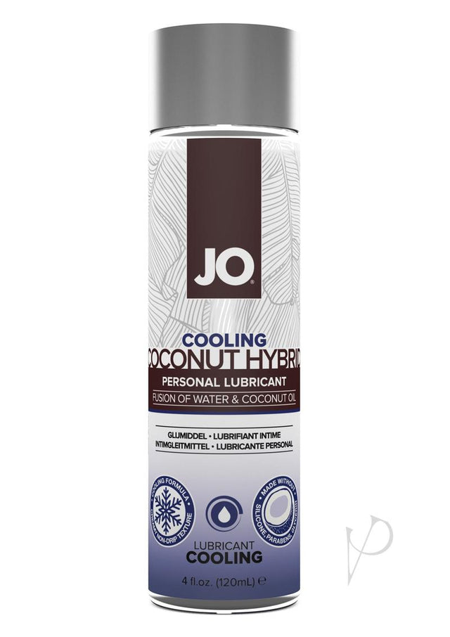 JO Silicone Free Coconut Hybrid Cooling Lubricant 4oz