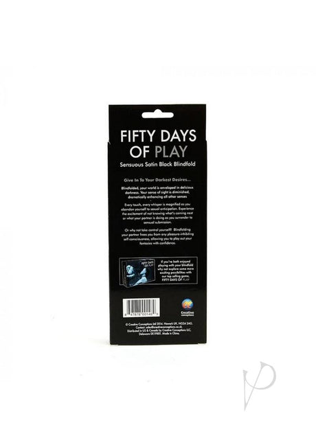 Fifty Days of Play - Blindfold - Black