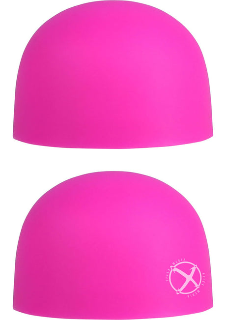 PalmCaps Silicone Massager Heads Attachment (2 Per Pack)- Pink