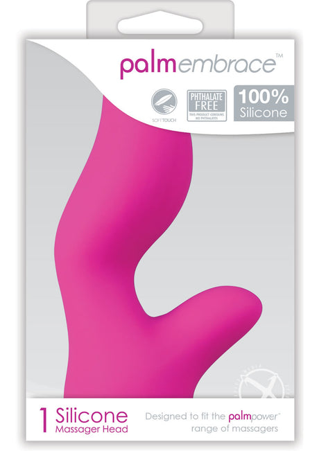 PalmEmbrace Silicone Massager Head Attachment - Pink