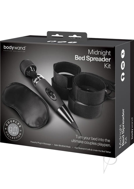 Bodywand Midnight Bed Spreader Kit Couples Collection Gift Set - Black