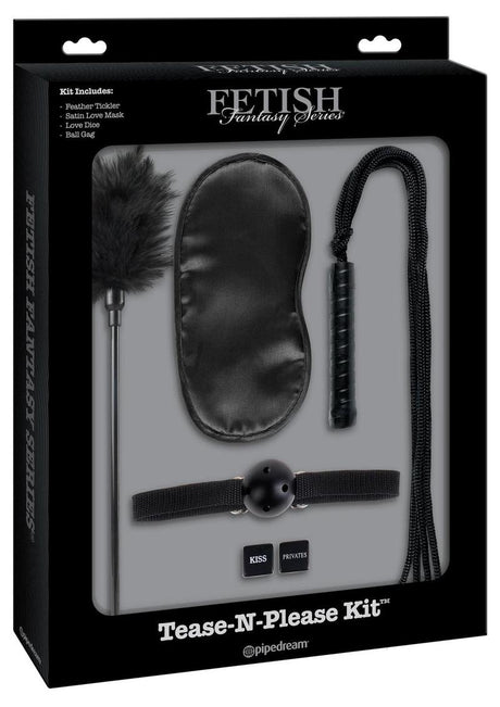 Fetish Fantasy Series Limited Edition Tease-N-Please (4 piece kit) - Black