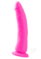 Neon Slim 7 Dildo 7in - Pink