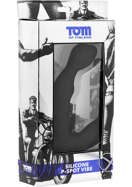 Tom Of Finland P-Spot Vibrator - Black