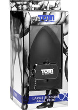 Tom Of Finland Anal Plug Large Silicone - Black