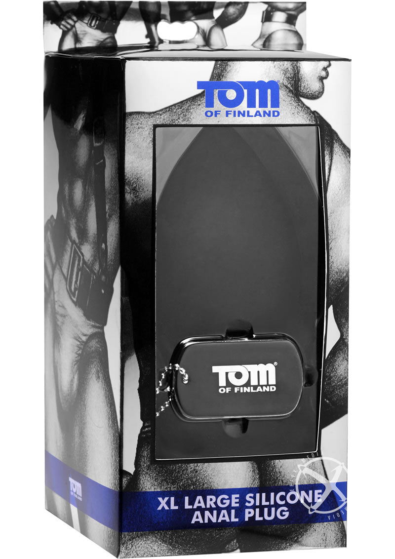 Tom Of Finland Anal Plug XL Silicone - Black