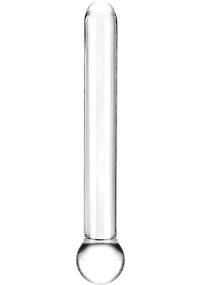 Glas Straight Glass Dildo 7in - Clear