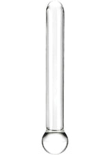 Glas Straight Glass Dildo 7in - Clear