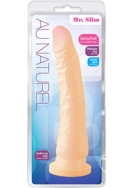 Au Naturel Mr. Slim Dildo 9.5in - Vanilla