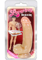 Loverboy The Pizza Boy Dildo with Balls 5in - Vanilla
