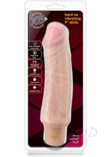 X5 Plus Hard On Vibrating Dildo 9in - Vanilla