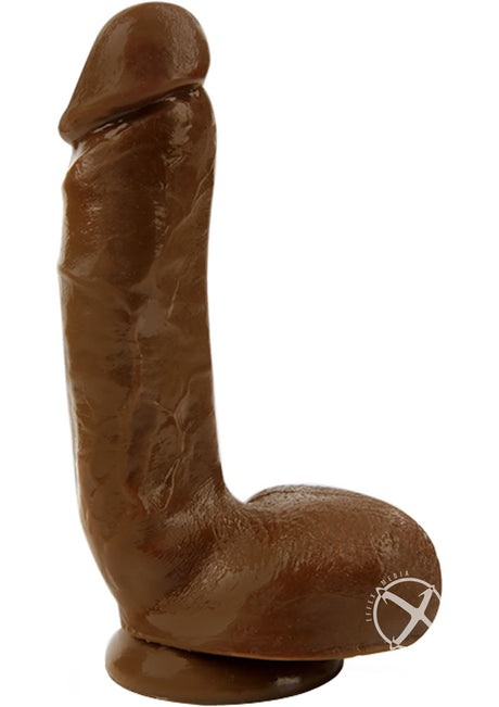 Au Naturel Jerome Dildo 8.75in - Chocolate