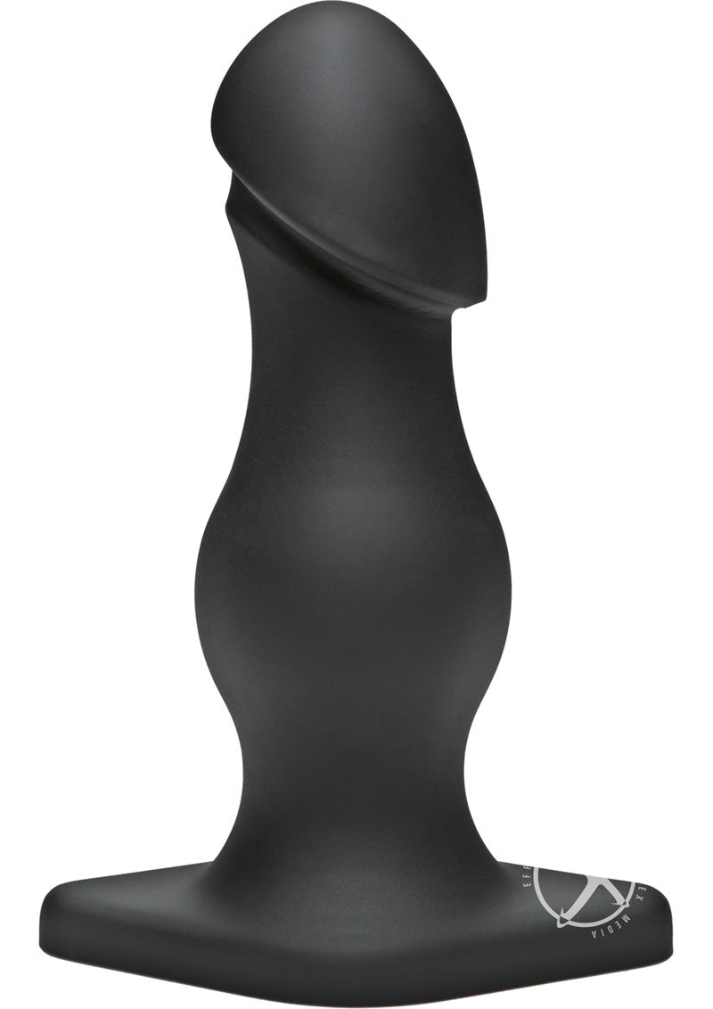 TitanMen The Rumpy Smooth Cushioned Anal Plug - Black