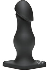 TitanMen The Rumpy Smooth Cushioned Anal Plug - Black