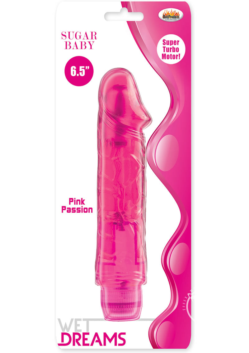 Wet Dreams Sugar Baby Vibrator 6.5in - Pink