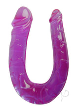 Fetish Fantasy Series Lucky Lady Dual Stimulator Dildo 12in - Purple