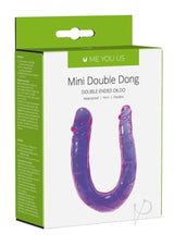 ME YOU US Mini Double Dong Double Ended Dildo - Purple