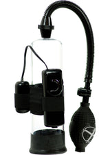 ME YOU US Ultimate Power Penis Pump with Bullet and Wired Remote Control - Black/Clear