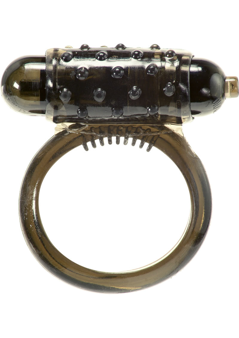 Linx Classic Smoke Vibrating Cock Ring - Smoke