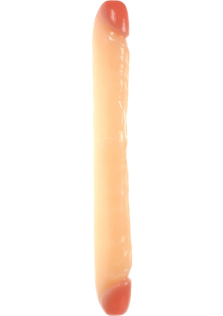 ME YOU US Twelve Flexible Double Dong Dildo 12in - Vanilla