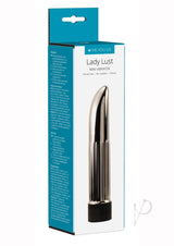 ME YOU US Lady Lust Ribbed Mini Vibrator - Silver
