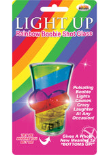 Light Up Rainbow Boobie Shot Glass Multicolor