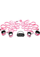 Frisky Pink Bedroom Restraint Kit - Pink