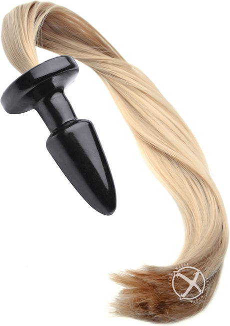 Tailz Blondie`s Pony Tail Butt Plug - Blonde