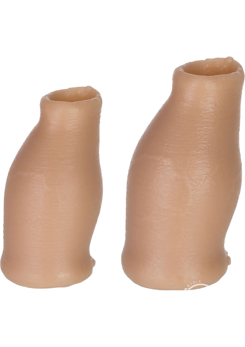 Oxballs MoreSkin Silicone Faux Foreskin Hoods Set - Vanilla