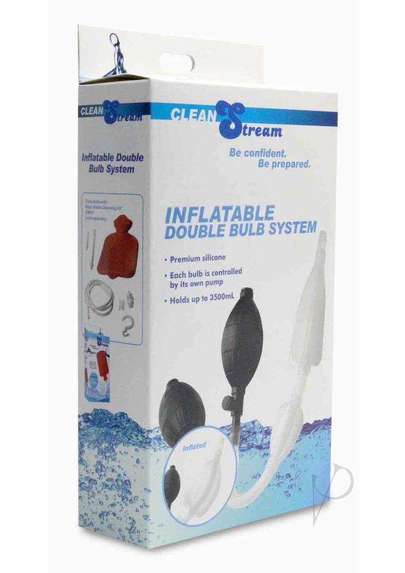 CleanStream Inflatable Double Bulb System - Black