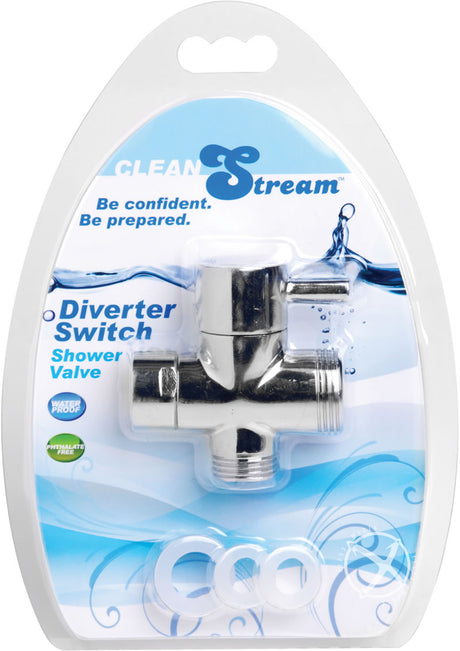 CleanStream Diverter Switch Shower Valve - Silver