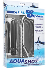 CleanStream Aqua Shot Shower Cleansing System - Silver