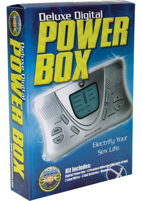 Zeus Electrosex Deluxe Digital Power Box - Gray