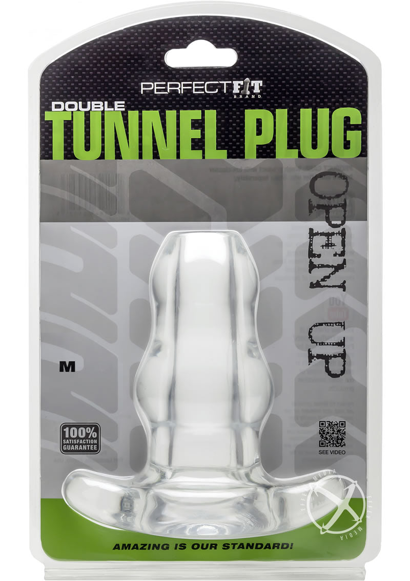 Perfect Fit Double Tunnel Plug - MD - Clear