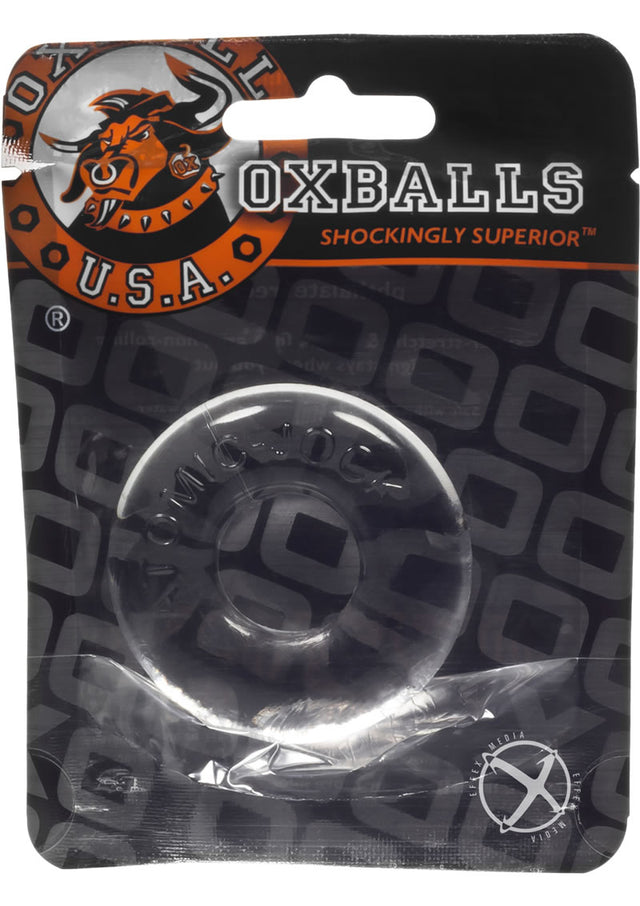 Oxballs Atomic Jock Do-Nut-2 Fatty Cock Ring - Clear