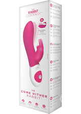 The Rabbit Company The Come Hither Rabbit Rechargeable Silicone G-Spot Vibrator - Pink