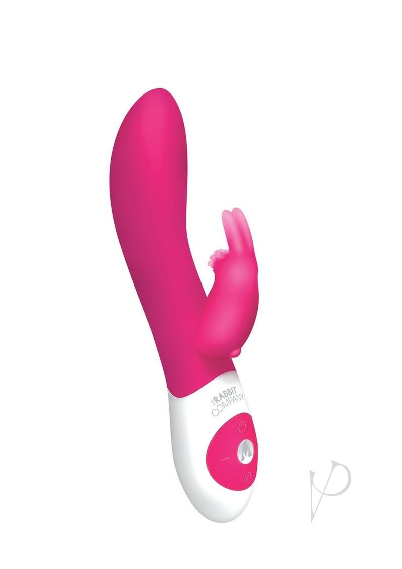 The Rabbit Company The Come Hither Rabbit Rechargeable Silicone G-Spot Vibrator - Pink