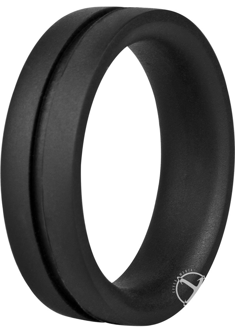 RingO Pro Large Silicone Cock Rings Waterproof - Black (12 each per box)