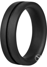 RingO Pro Large Silicone Cock Rings Waterproof - Black (12 each per box)