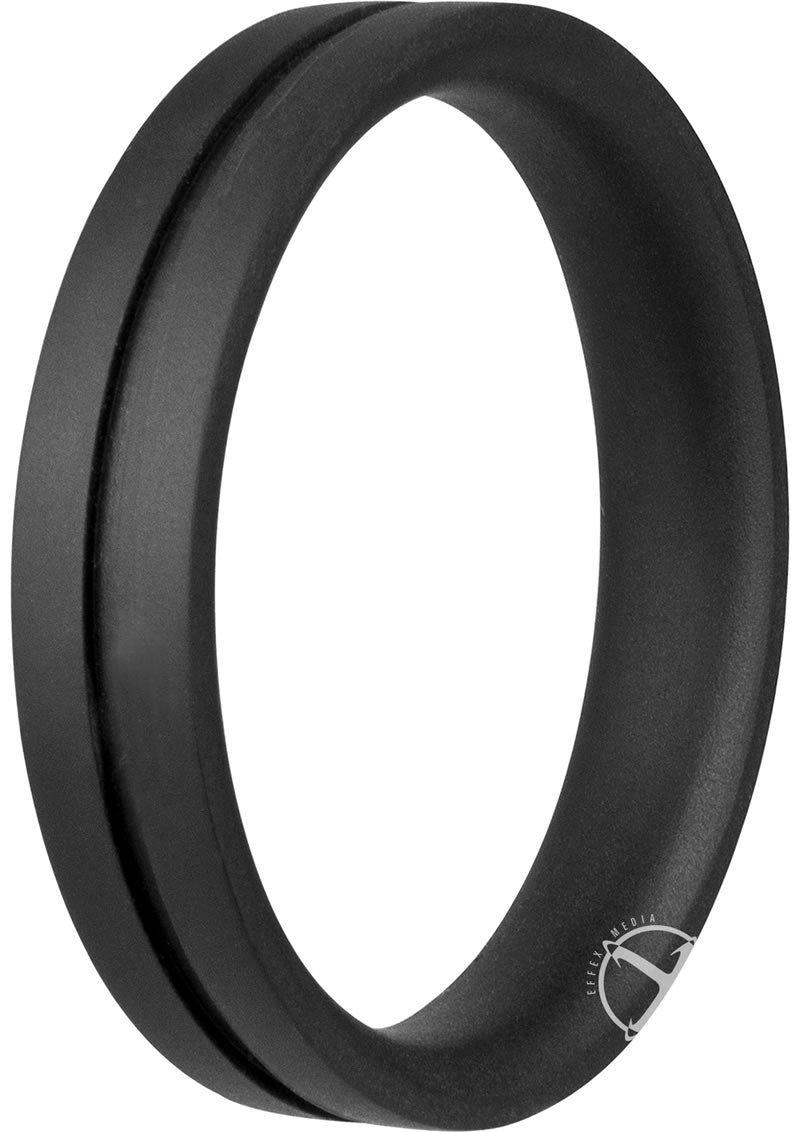 RingO Pro Xtra-Large Silicone Cock Rings Waterproof - Black (12 each per box)