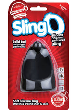 Sling O Silicone Ring with Contoured Sling Waterproof - Black (6 each per box)