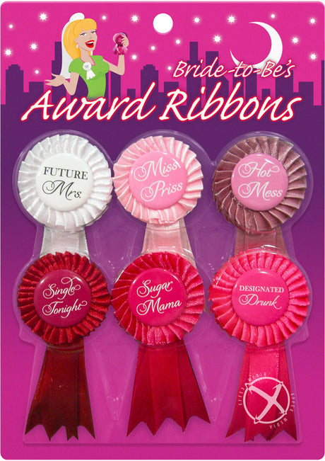 Bride-To-Be's Award Ribbons (6 Per Pack)