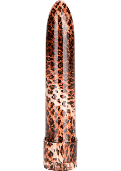 Leopard Waterproof Mini Massager 4.5in - Brown